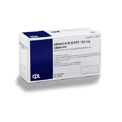 Comprar ARMAYA FUERTE 120 mg CAPSULAS DURAS. , 96 cápsulas