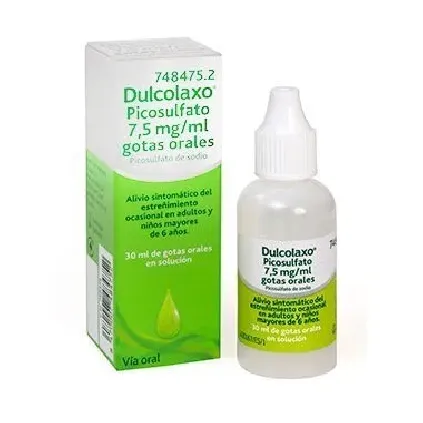 Comprar DULCOLAXO PICOSULFATO 7,5 mg/ml GOTAS ORALES , 1 frasco de 30 ml 