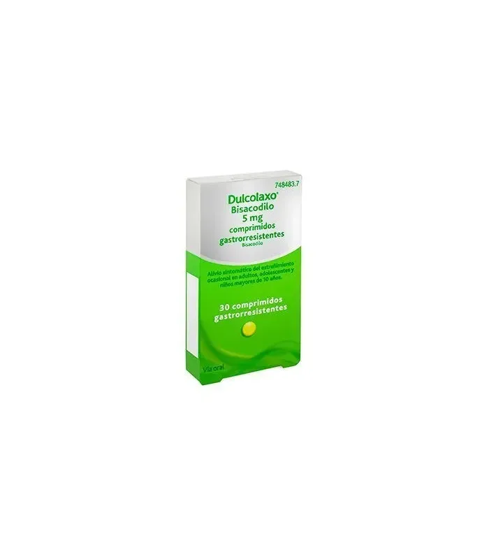 DULCOLAXO BISACODILO 5 MG 30 COMPRIMIDOS GASTRORESISTENTES, MEDICAM...