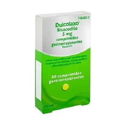 Comprar DULCOLAXO BISACODILO 5 mg COMPRIMIDOS GASTRORRESISTENTES, 30 comprimidos
