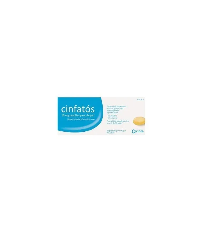 CINFATOS 10 MG 20 PASTILLAS PARA CHUPAR, MEDICAMENTOS