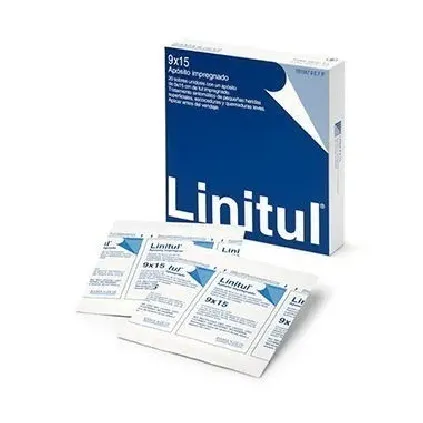 Comprar LINITUL APOSITO IMPREGNADO, 20 apósitos de 9 x 15 cm