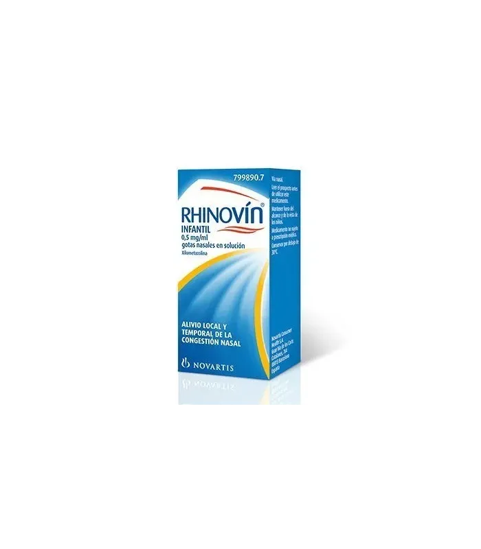 RHINOVIN INFANTIL 0.5 MG/ML GOTAS NASALES 1 FRAS, MEDICAMENTOS