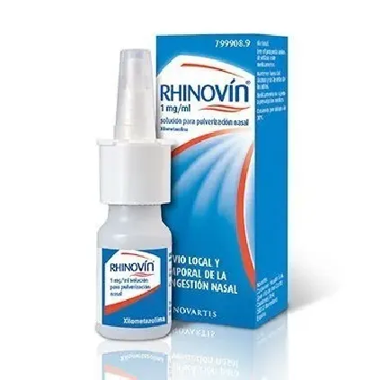 Comprar RHINOVÍN 1 MG/ML SOLUCIÓN PARA PULVERIZACIÓN NASAL, 1 frasco de 10 ml