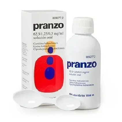 Comprar PRANZO 62,5 / 1,25 / 0,5 mg/ml SOLUCION ORAL, 1 frasco de 200 ml 