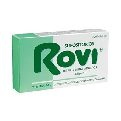 Comprar SUPOSITORIOS DE GLICERINA ROVI ADULTOS, 12 supositorios
