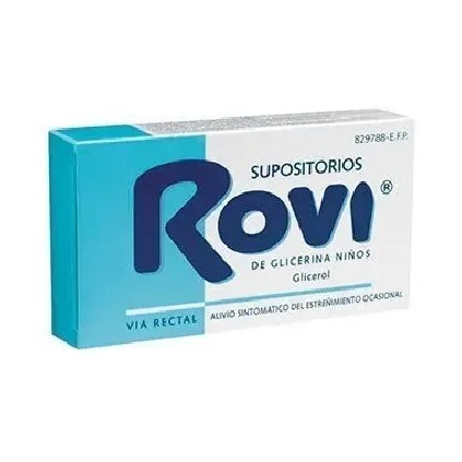 Comprar SUPOSITORIOS DE GLICERINA ROVI NIÑOS, 15 supositorios 