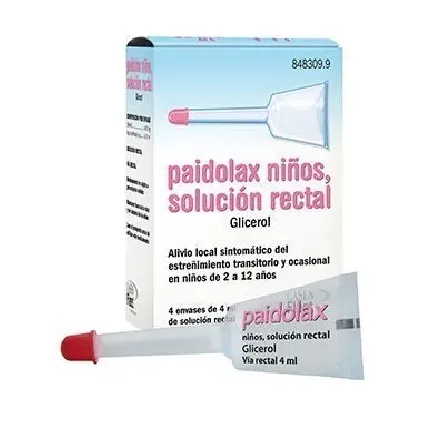 Comprar PAIDOLAX NIÑOS, SOLUCIÓN RECTAL, 4 enemas de 4 ml