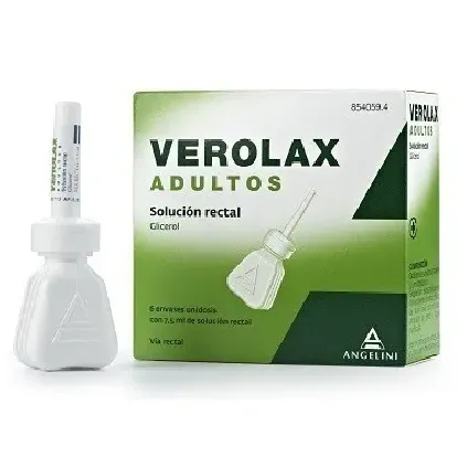 Comprar VEROLAX ADULTOS SOLUCION RECTAL , 6 enemas de 7,5 ml
