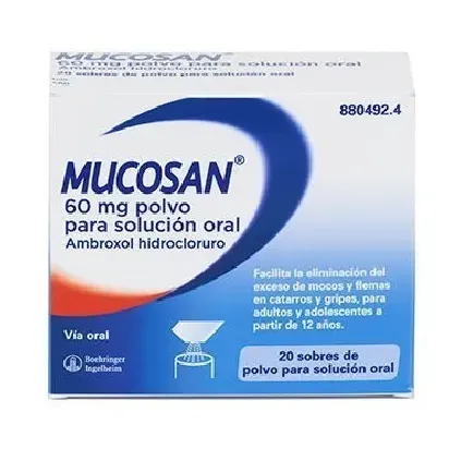 Comprar MUCOSAN 60 MG 20 SOBRES POLVO PARA SOL ORAL