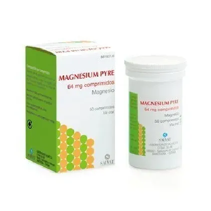 Comprar MAGNESIUM PYRE 64 mg COMPRIMIDOS , 50 comprimidos 