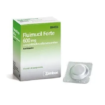 Comprar FLUIMUCIL FORTE 600 mg COMPRIMIDOS EFERVESCENTES , 20 comprimidos