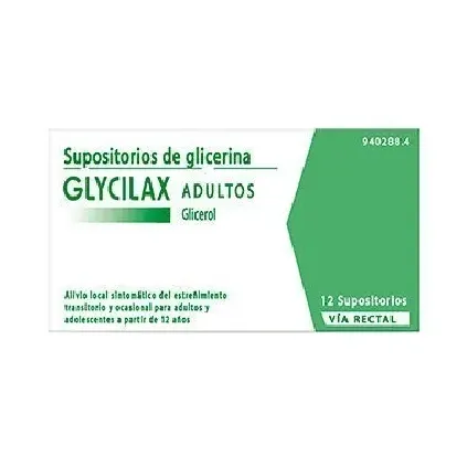 Comprar GLYCILAX ADULTOS SUPOSITORIOS , 12 supositorios