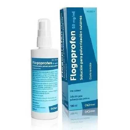 Comprar FLOGOPROFEN 50 mg/ml SOLUCION PARA PULVERIZACION CUTANEA , 1 frasco de 100 ml