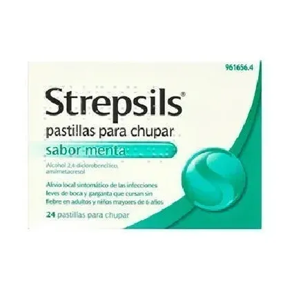 Comprar STREPSILS pastillas para chupar sabor menta , 24 pastillas 