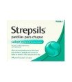 STREPSILS pastillas para chupar sabor menta , 24 pastillas