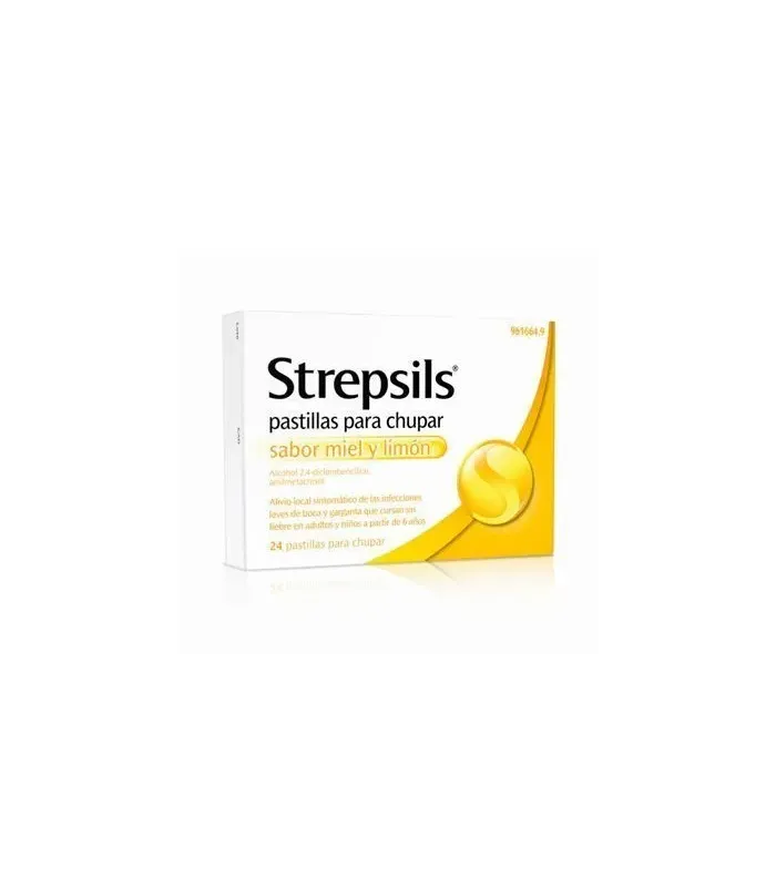 STREPSILS 24 PASTILLAS PARA CHUPAR MIEL-LIMON, MEDICAMENTOS