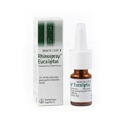 Comprar RHINOSPRAY EUCALIPTUS 1,18 mg/ ml SOLUCION PARA PULVERIZACION NASAL , 1 envase pulverizador de 10 ml
