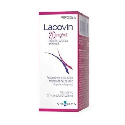 Comprar LACOVIN 20 mg/ml SOLUCIÓN CUTÁNEA , 1 frasco de 60 ml