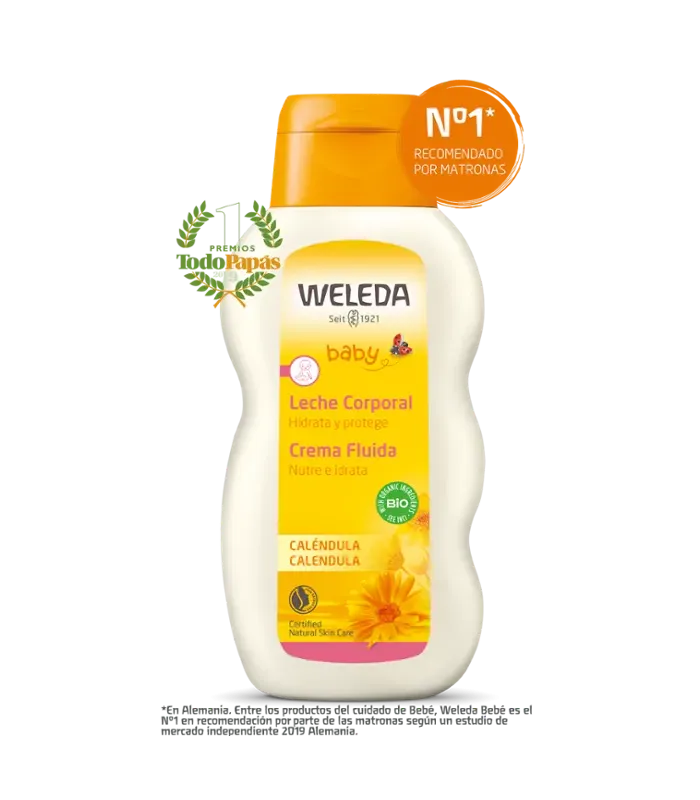 Leche corporal de caléndula de Weleda. Farmacia online