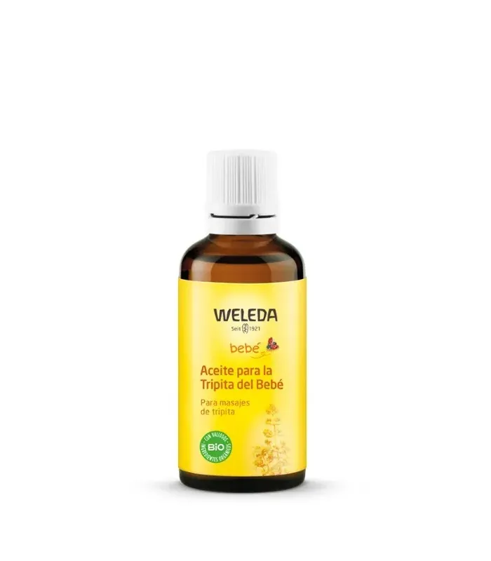 Aceite masaje tripita del bebé de Weleda. Farmacia online