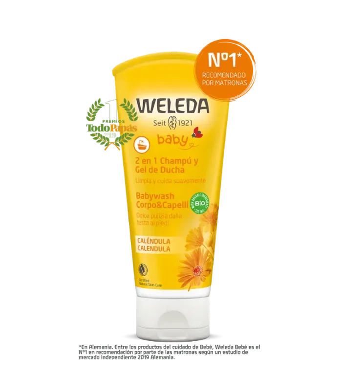 Champú y gel de caléndula de Weleda. Farmacia online