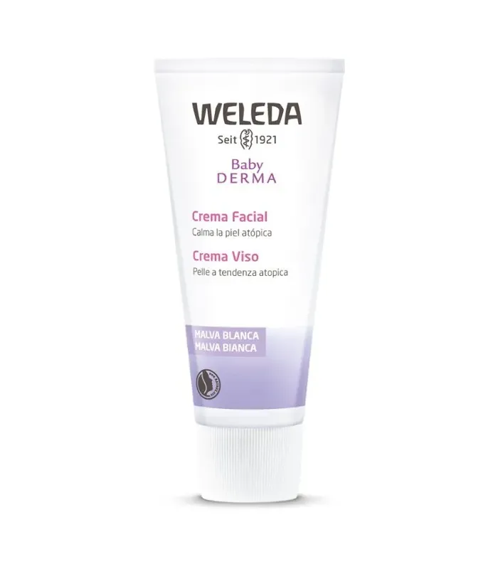 Crema facial malva blanca de Weleda. Farmacia online