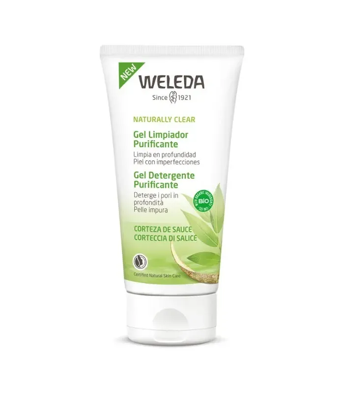 Gel limpiador purificante de Weleda. Farmacia online