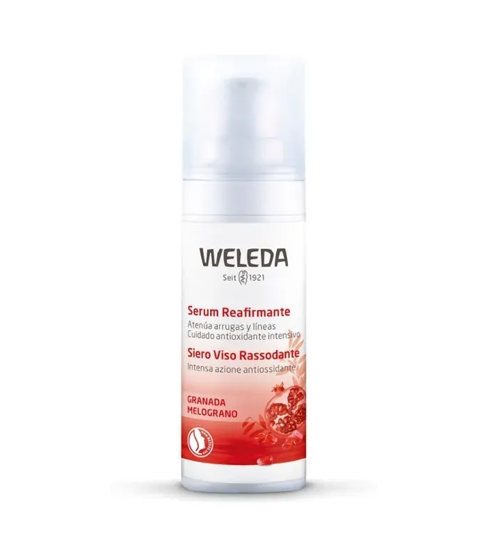 Sérum reafirmante de granada de Weleda. Farmacia online