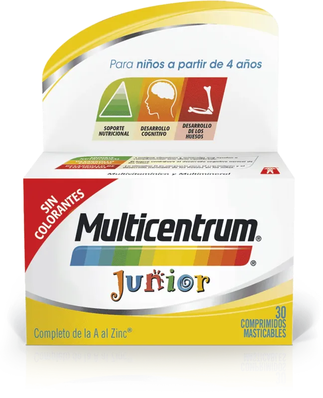 Complejo vitamínico Multicentrum Junior. Farmacia online