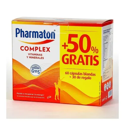 Comprar PHARMATON COMPLEX CAPS 90 CAPS ROCHE DIAGNOSTICS