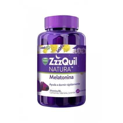 Comprar Vicks zzzquil natura melatonina 60 gominolas BAYER