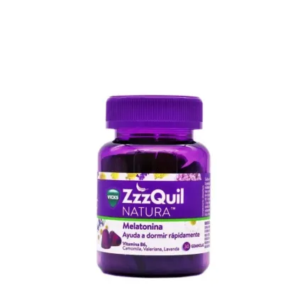 Comprar Vicks zzzquil natura melatonina 30 gominolas DAIICHI SANKYO ESPAÑA