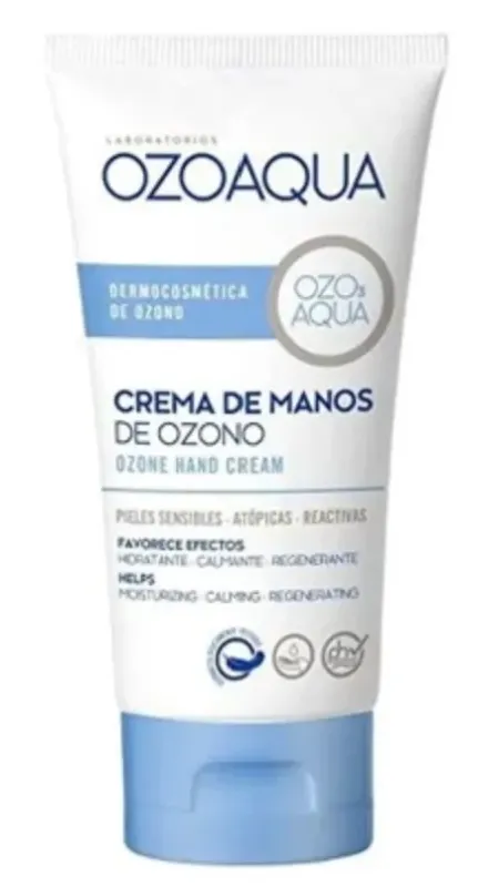 Crema de manos de ozono Ozoaqua. Farmacia online