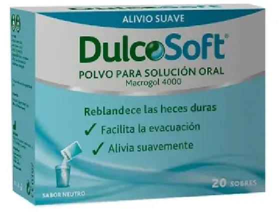 Comprar DULCOSOFT POLVO PARA SOLUCION ORAL 20 SOBRES 