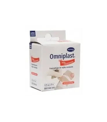 Comprar ESPARADRAPO HIPOALERGICO OMNIPLAST TEJIDO RESISTENTE BLANCO 5 M X 2,50 CM 