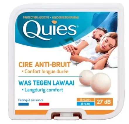 Comprar TAPONES OIDOS CERA QUIES NATURAL 16 U 