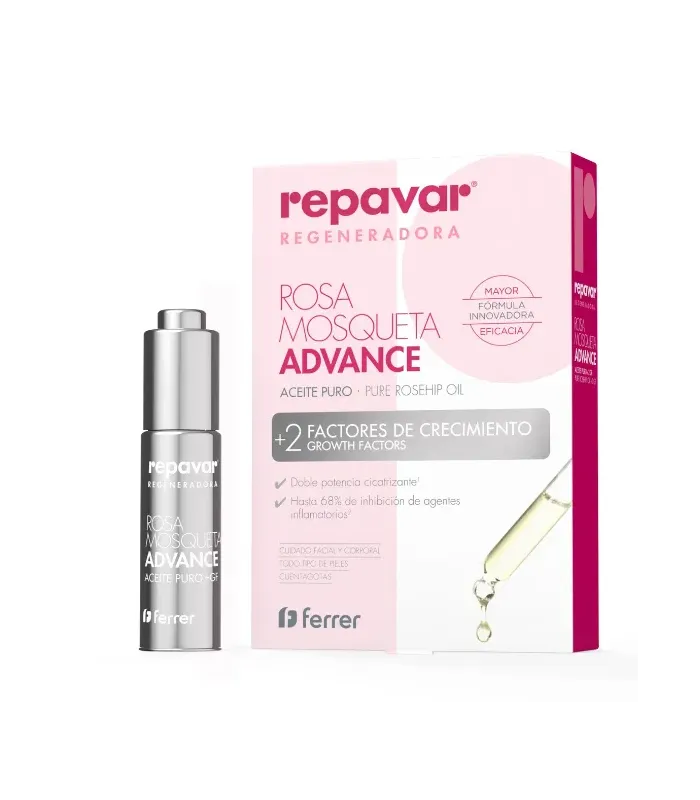 REPAVAR REGENERADORA  ADVANCE  ACEITE PURO ROSA MOSQUETA 15 ML