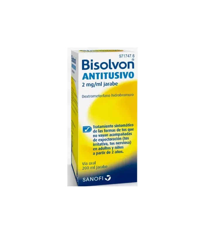 BISOLVON ANTITUSIVO 2 MG/ML JARABE 200 ML, MEDICAMENTOS