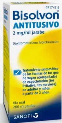 Comprar BISOLVON ANTITUSIVO 2 mg/ ml JARABE, 1 frasco de 200 ml