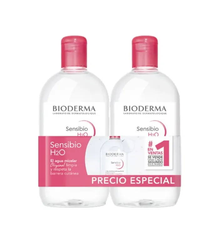 BIODERMA PACK SENSIBIO H2O 500ML+500ML