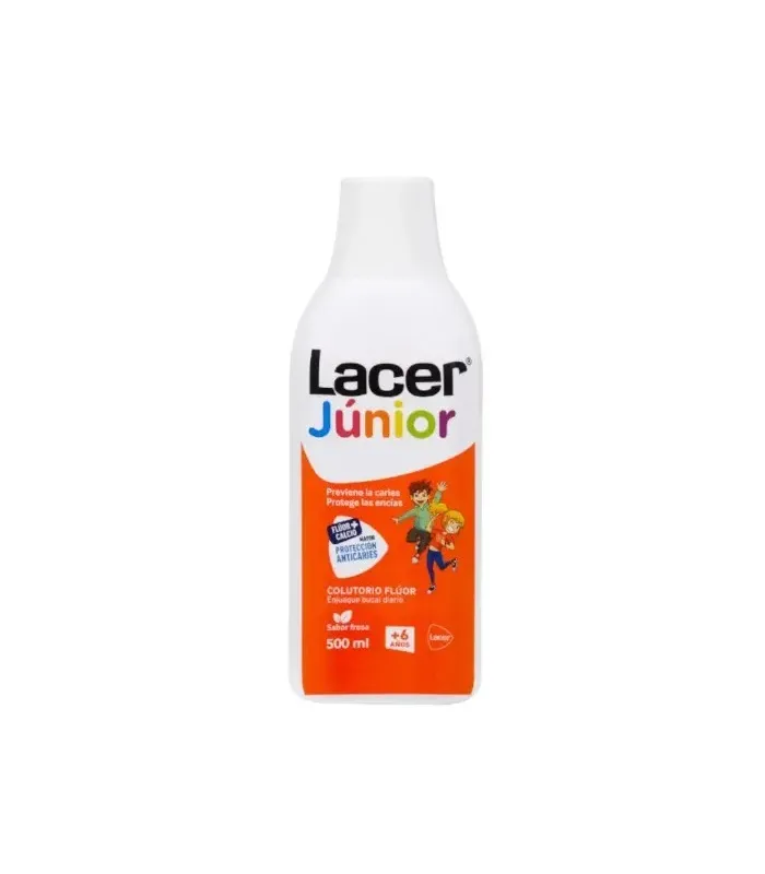 LACER COLUTORIO FLUOR DIARIO 0,05 % FRESA 500 ML