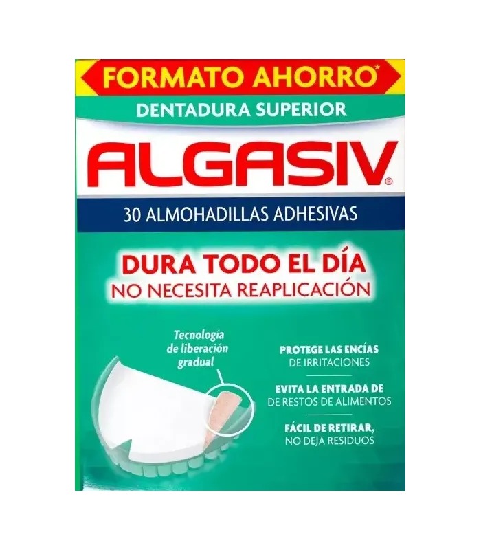 ALGASIV ALMOHADILLAS ADHESIVAS PROTESIS 30 U SUPERIOR