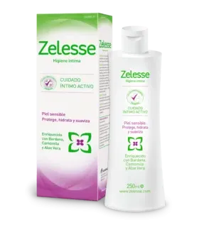 Zelesse Higiene Íntima 250 ml Solución Limpiadora Femenina Suave