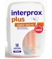 CEPILLO ESPACIO INTERPROXIMAL INTERPROX PLUS SUPER MICRO ENVASE AHORRO 10 U