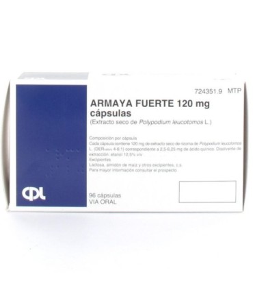 Comprar ARMAYA FUERTE 120 mg CAPSULAS DURAS. , 96 cápsulas