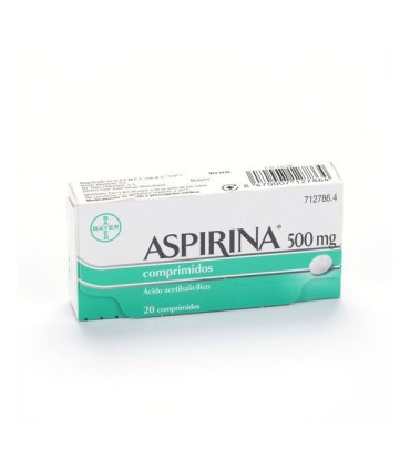 Comprar ASPIRINA 500 mg COMPRIMIDOS , 20 comprimidos BAYER