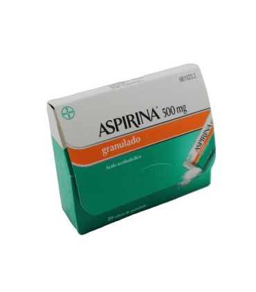Comprar ASPIRINA 500 mg GRANULADO , 20 sobres BAYER