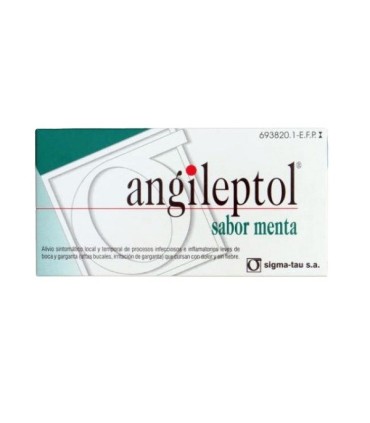 Comprar ANGILEPTOL COMPRIMIDOS PARA CHUPAR SABOR MENTA, 30 comprimidos