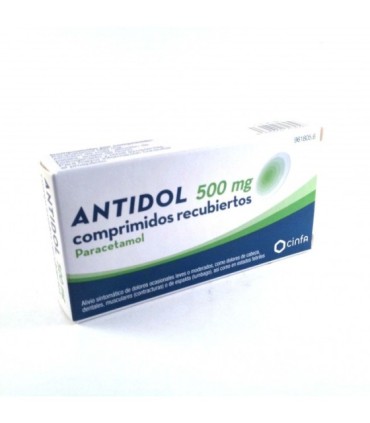 Comprar ANTIDOL 500 mg COMPRIMIDOS RECUBIERTOS , 20 comprimidos